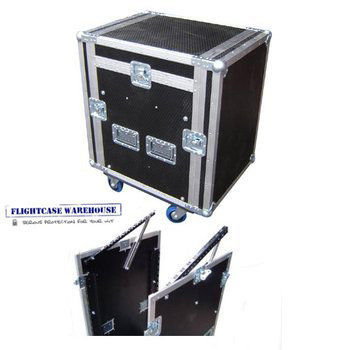 10u x 12u Console Mixer Rack Flight Case